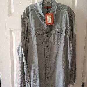 NWT Vertical Robert Comstock Long Sleeve Casual Men's Shirt Size XL